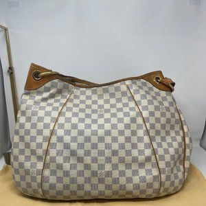 Louis Vuitton Damier Azur Galliera GM Shoulder Bag (SHF-4A1bk9)